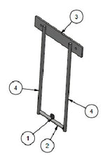Item ID 63687 , 63687 Mud Flap Bracket Anti Sail