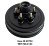 Item ID 65732 , TPP-765-0133 Economy Hub-Drum, 6 on 5.5", 1/2" Stud, 6,000 lb, Grease