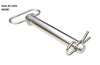 Item ID 2301 , 66286  Pin, Hitch, 1Dia, 6.25 Usable Length w/ Hairpin