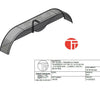 Item ID 66126 ,  KIT SALES - FENDER 9.0 WIDE TEARDROP CUT DN TO 14.75 HG W/ 12.0 FNDR BAK - LOWBOY (34274) - BLASTED