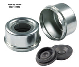 Item ID 66346 , 2023134662 Lippert Standard Press-In Dust Cap with Rubber Plug - 2.45" Diameter, 5,200 to 6,000-lb. Axles, Super Lube (2-Pack)