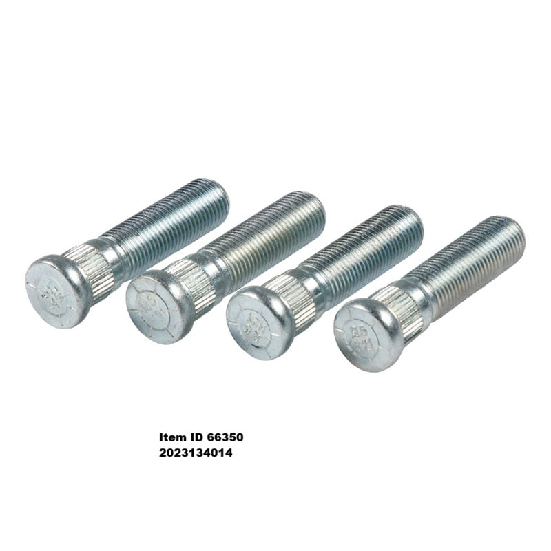 Item ID 66350 , 2023134014 Lippert Trailer Axle Wheel Stud - 0.617" Knurl, 9/16"-18 Thread Size, 2-5/16" Shoulder Length (4-Pack)