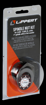 Item ID 66352 , 2023134657 Lippert Spindle Nut Kit - 2,200-4,400-lb. Axles, 1"-14 Thread Size, D-Flat & Tang Washer