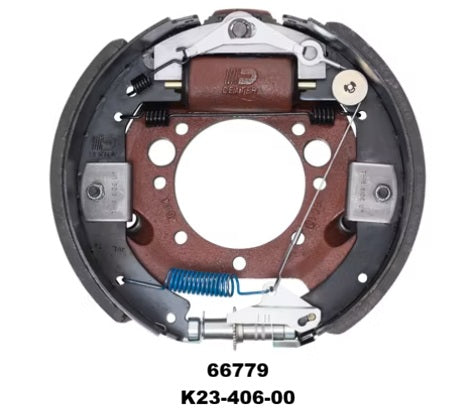 Item ID 66779 , K23-406-00 Self-Adjust Duo-Servo Brake, 16,000 lb, 12-1/4" x 5", Left