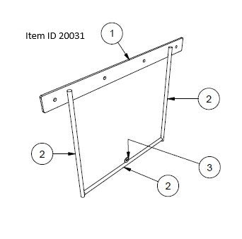 Item ID 20031 ,  Mud Flap Bracket Anti Sail