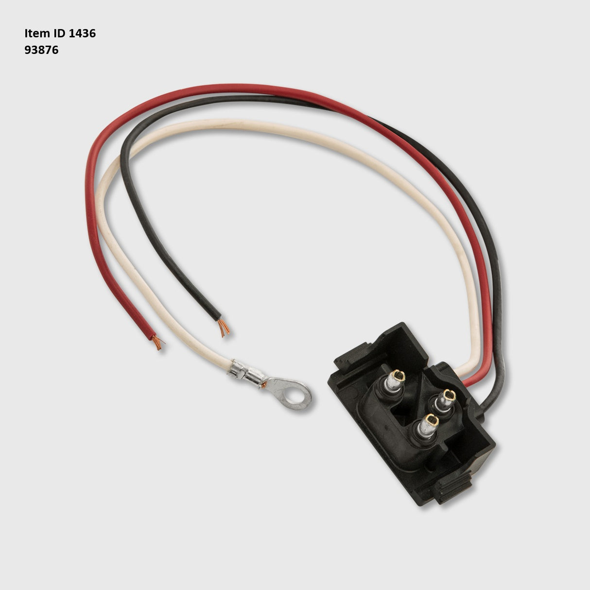 Item ID 1436 , 93876 CONNECTOR LIGHT STOP TURN TAIL LIGHT FOR 426 & 427 SERIES Pigtail