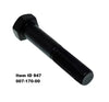 Item ID 947 , 007-170-00 1.125"-7 6" GR5 Bolt Equalizer Center Bolt, Plain