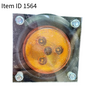Item ID 1564 , Poly Carbonate Cover Protective 3.25 X 3.25 Poly Carbonate clear for 143A