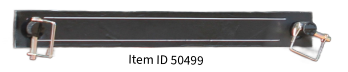 Item ID 50499 , SUPPORT BAR - FLIP UP RAMP - 22.5" LG - DPSAR