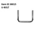 Item ID 38015 , U_BOLT Square End 2.625 X 0.375 thread 1.5 NC