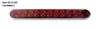 Item ID 51120 , T10-RR00-1  LIGHT BAR STOP/TURN/TAIL LIGHT LED LOW PROFILE - RED