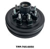 Item ID 34557  , TPP-765-0050  ECONOMY Hub-Drum, 8 on 6.5", 9/16" Stud, 7,000 lb, Grease