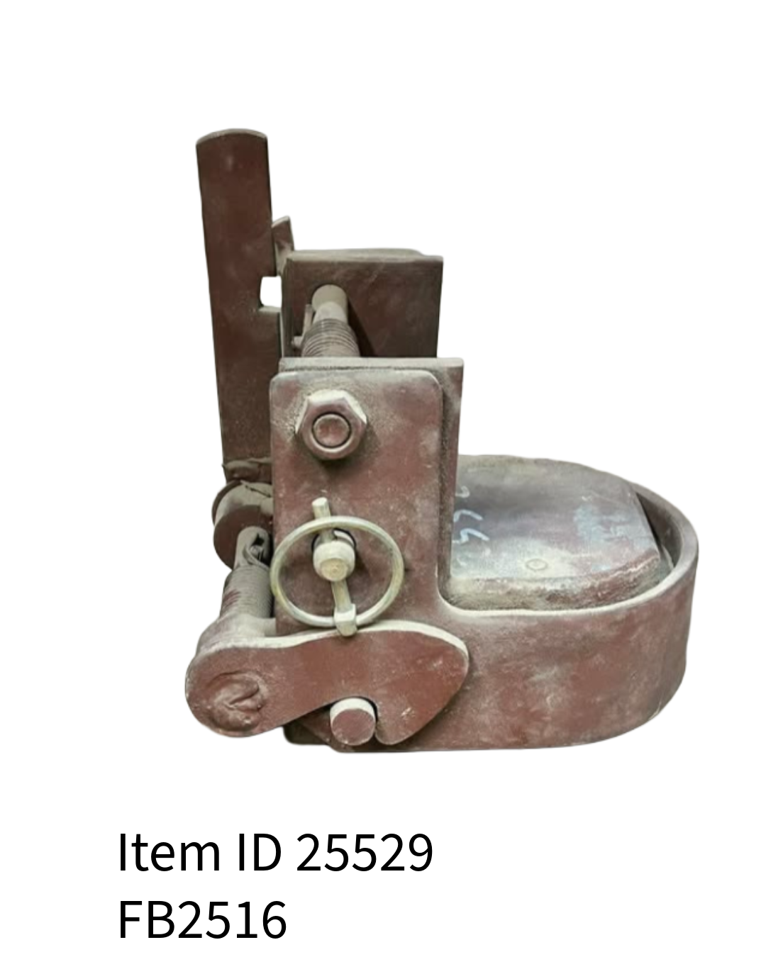 Item ID 25529 , FB2516 coupler 2.3125 Ball Pintle 26000# Flat Black Tongue - autolock